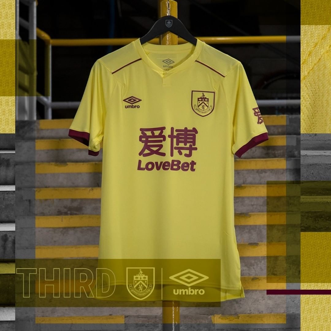 Burnley uitshirt 2020-2021 - Geel