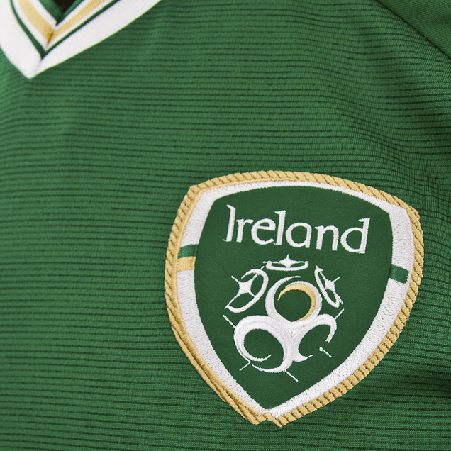 Detail Ierland voetbalshirt 2020-2021