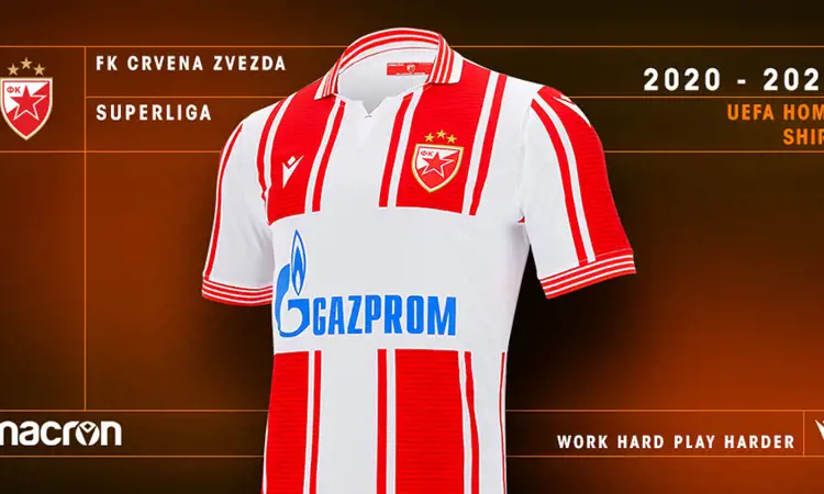 Rode Ster Belgrado Europa League voetbalshirt 2020-2021