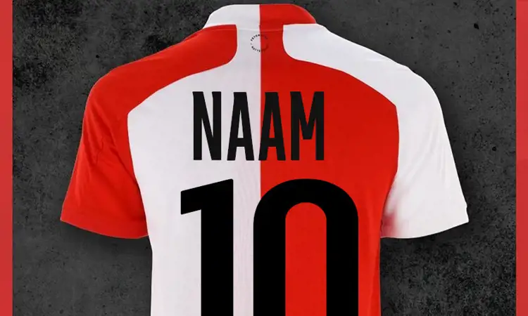 Feyenoord voetbalshirt met naam en nummer -
