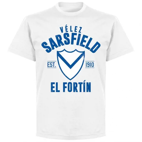 Velez Sarfield T-Shirt EST 1910 - Wit 