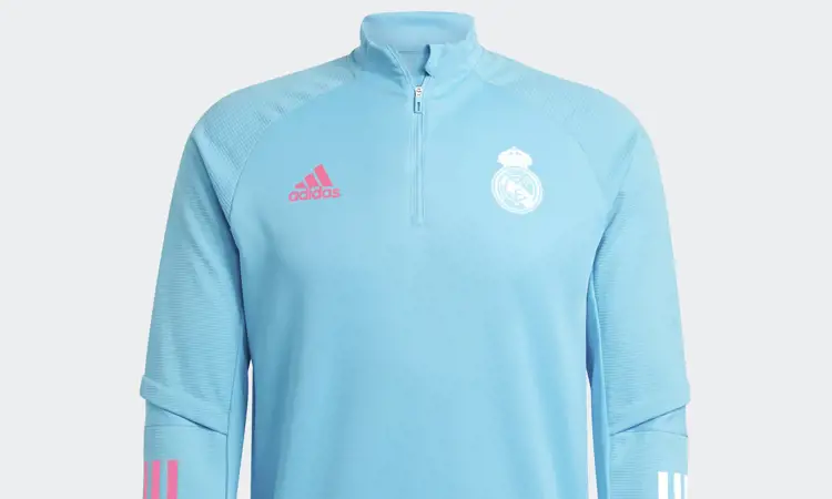 Lichtblauw Real Madrid trainingspak 2021