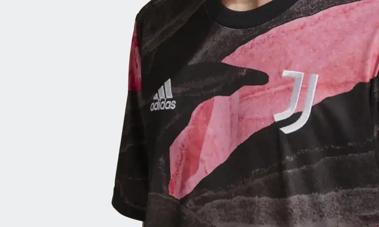 Roze Juventus trainingsshirts 2021