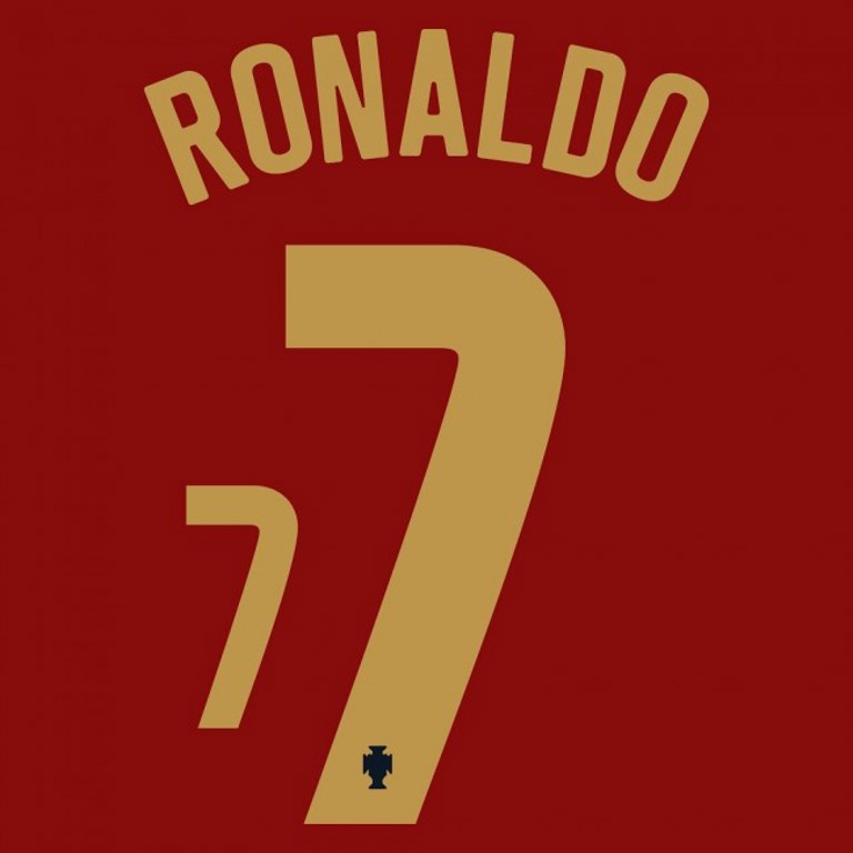 Officiële Ronaldo Portugal bedrukking