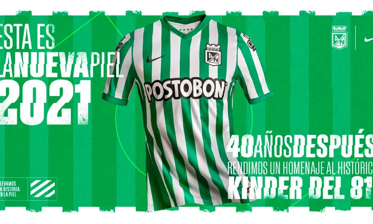 Atletico Nacional voetbalshirts 2021