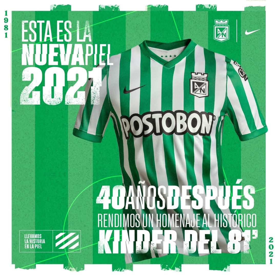 Atlético Nacional thuisshirt 2021