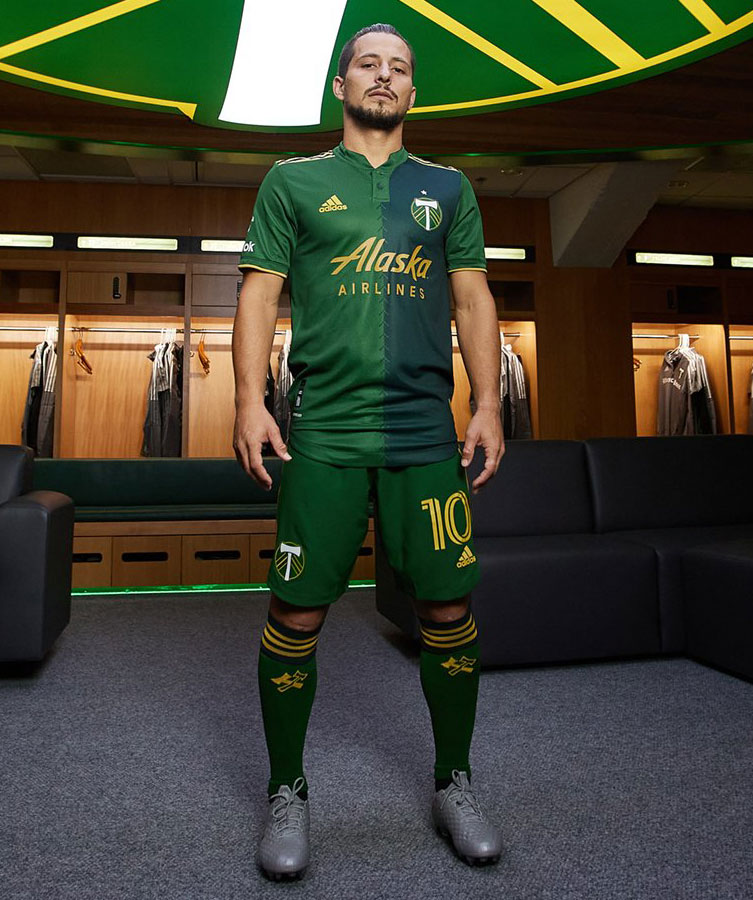 Portland Timbers thuisshirt 2021-2022