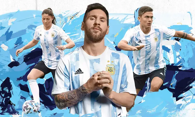 Argentinië thuisshirt 2021-2022