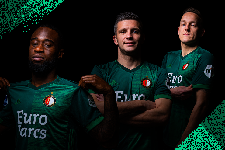 Feyenoord 2025 uitshirt groen