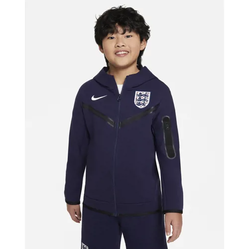 Engeland tech fleece vest kinderen 2024-2025 - Donkerblauw