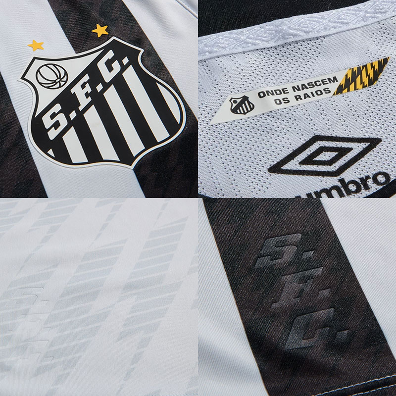 Details Santos voetbalshirts 2021-2022