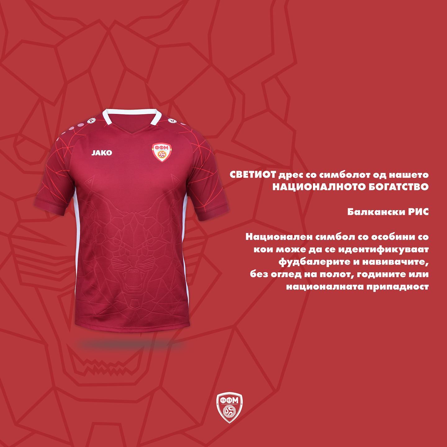 Noord Macedonië thuisshirt 2021-2022