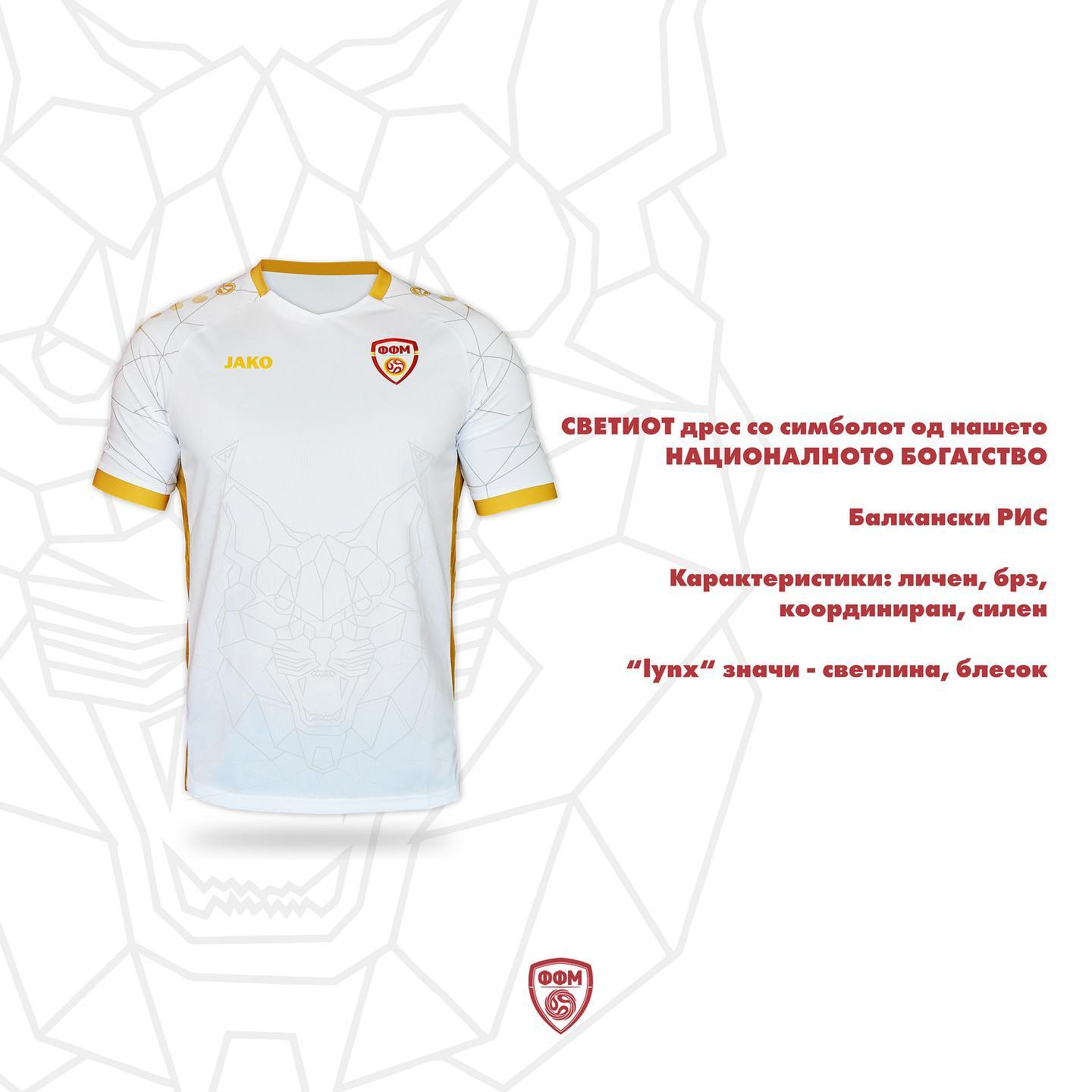 Noord-Macedonië uitshirt 2021-2022