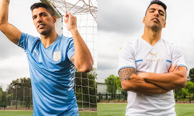 Uruguay voetbalshirts 2021-2022