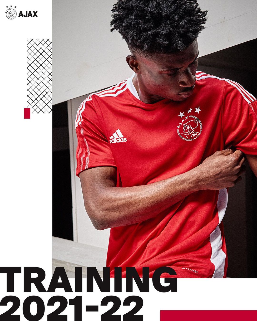 Ajax trainingsshirt 2021-2022