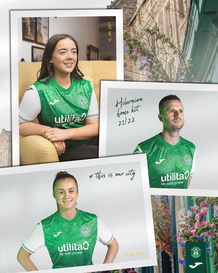 Hibernian thuisshirt 2021-2022