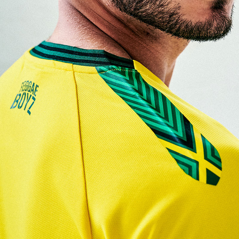 Detail Jamaica thuisshirt 2021-2022