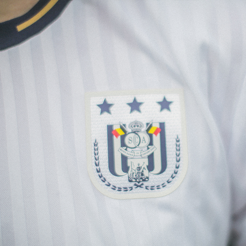 Anderlecht uitshirt 2021-2022 detail