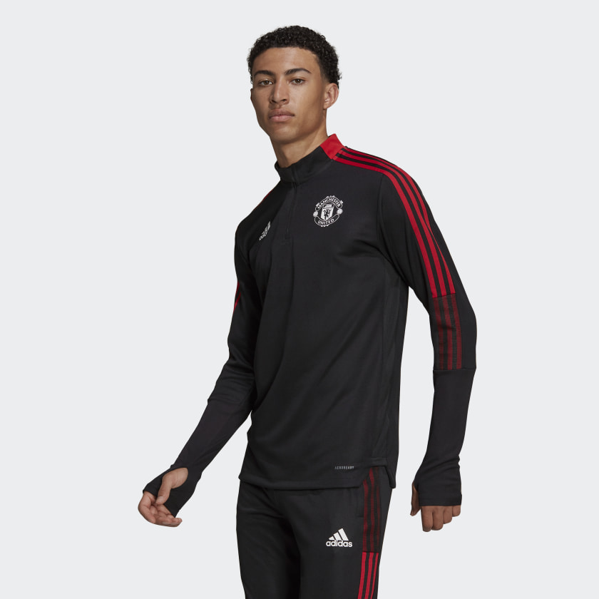 Zwart Manchester United trainingspak 2021-2022