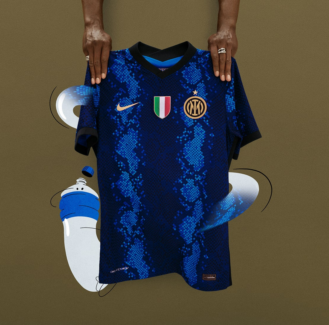 Inter Milan voetbalshirt 2021-2022