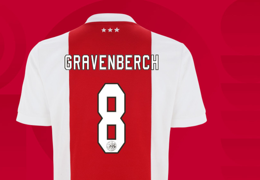 Bedrukking Ajax voetbalshirt 2021-2022