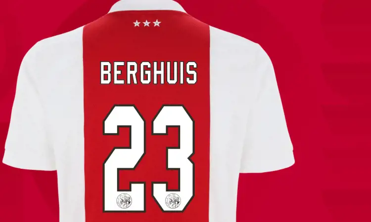 Ajax voetbalshirt Steven Berghuis