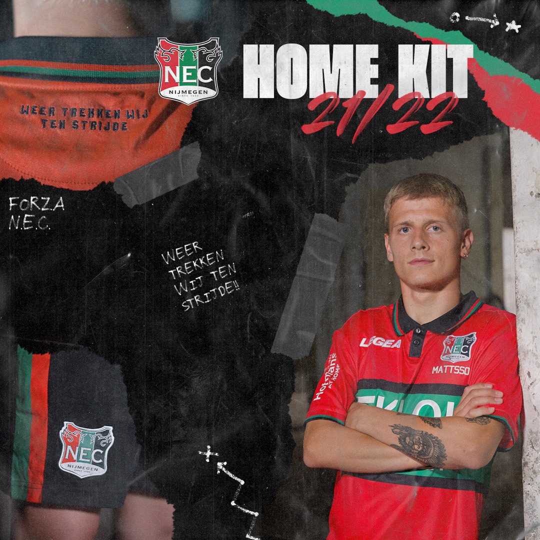 NEC Nijmegen thuisshirt 2021-2022