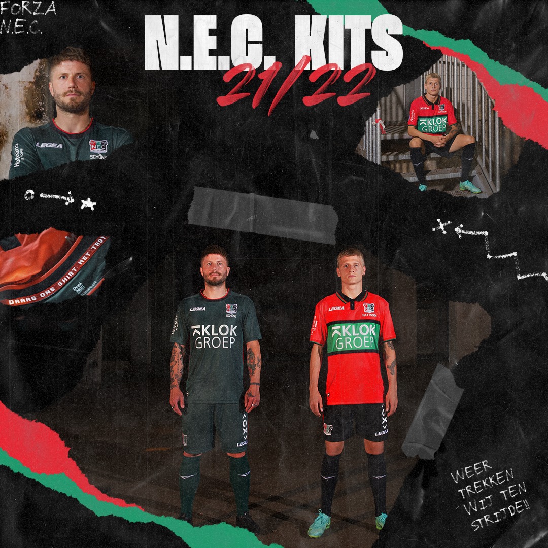 NEC Nijmegen voetbalshirts 2021-2022