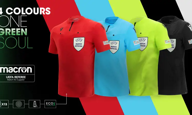 UEFA scheidsrechter shirts 2021-2022