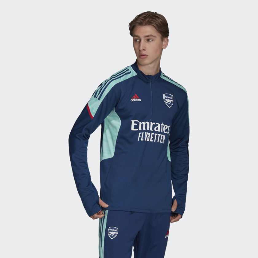 Arsenal EU trainingspak 2021-2022 - Blauw/Mintgroen