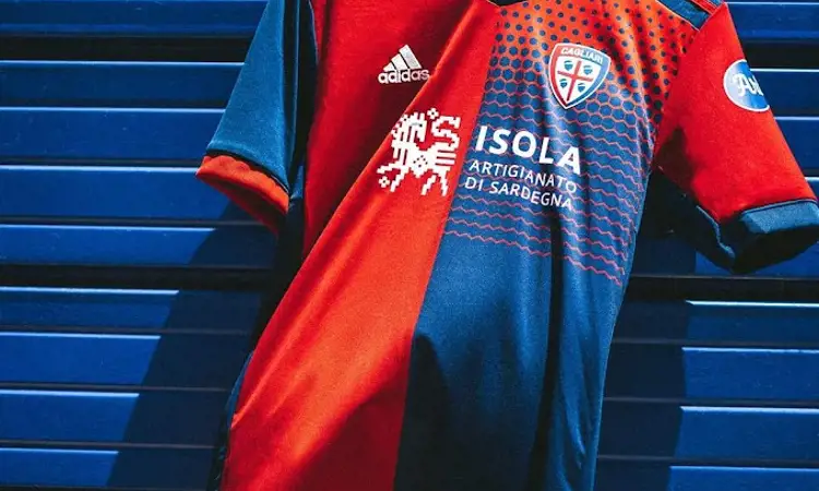 Cagliari thuisshirt 2021-2022