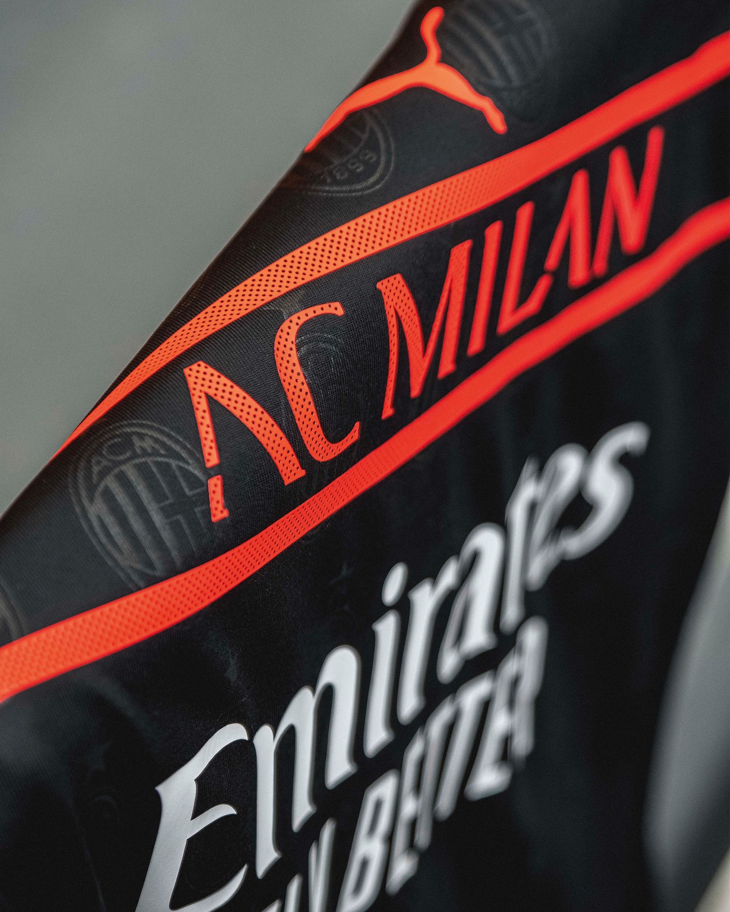 Detail AC Milan uitshirt 2021-2022