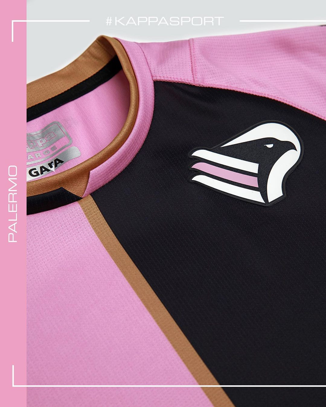 Detail Palermo thuisshirt 2021-2022