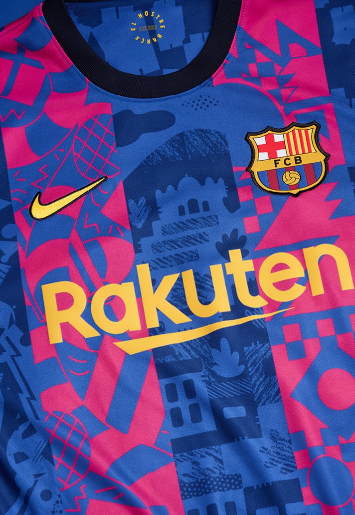 Champions League voetbalshirt FC Barcelona 2021-2022