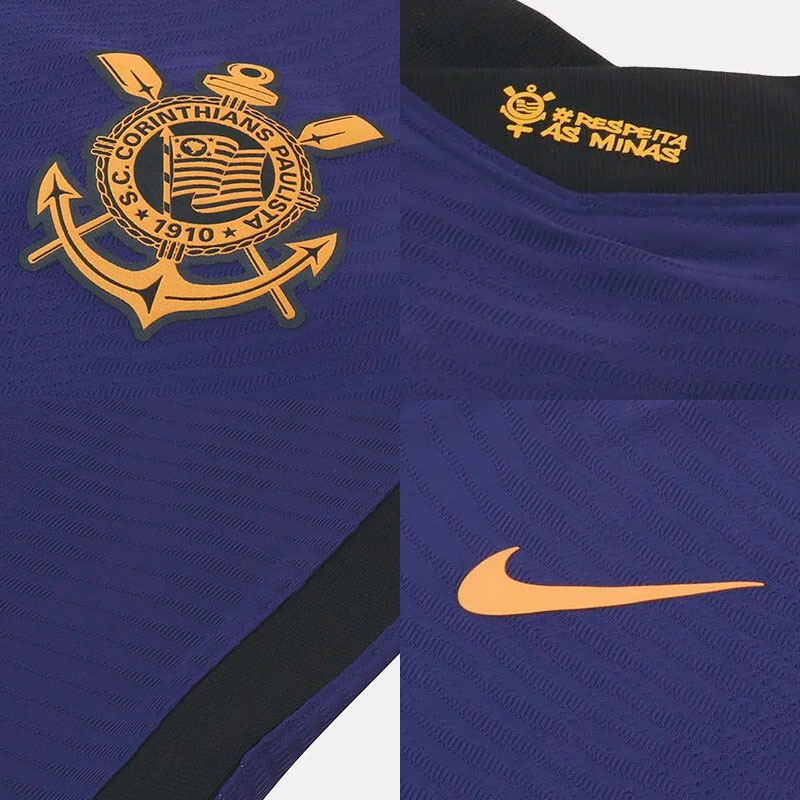 Corinthians 3e shirt 2021-2022 detail