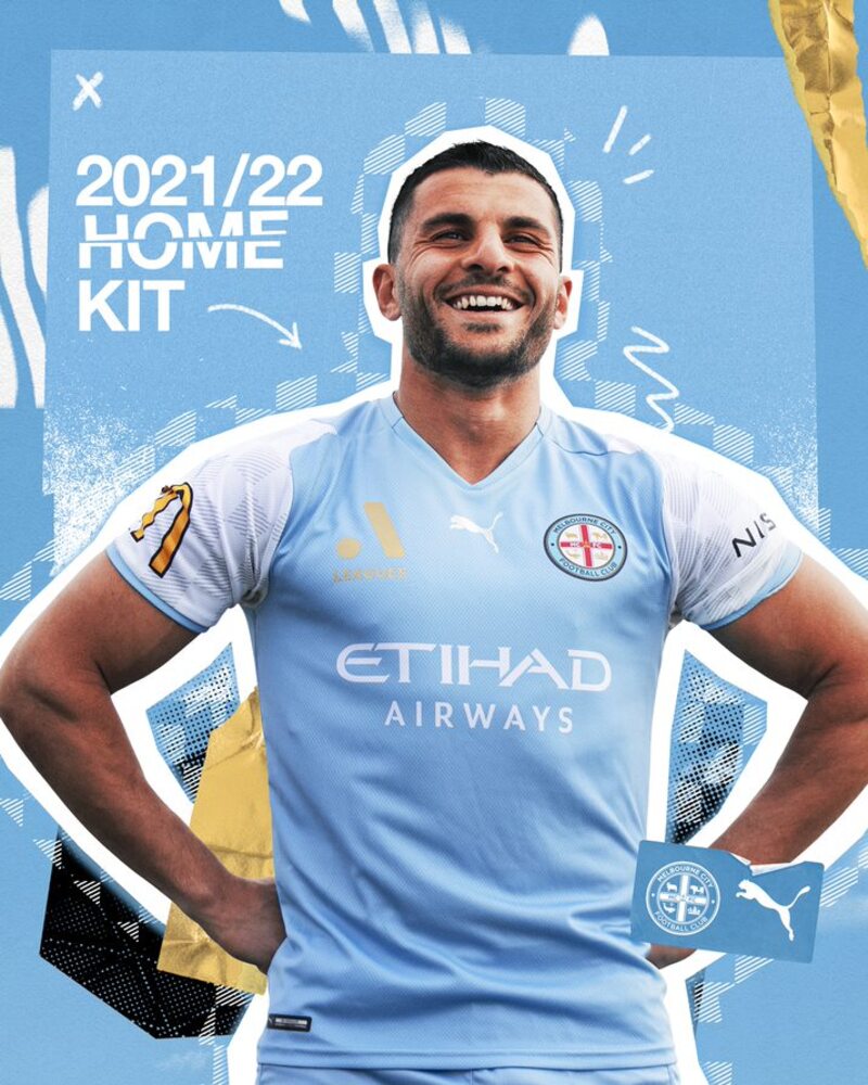 Melbourne City thuisshirt 2021-2022