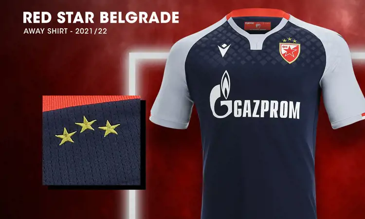 Rode Ster Belgrado uitshirt 2021-2022