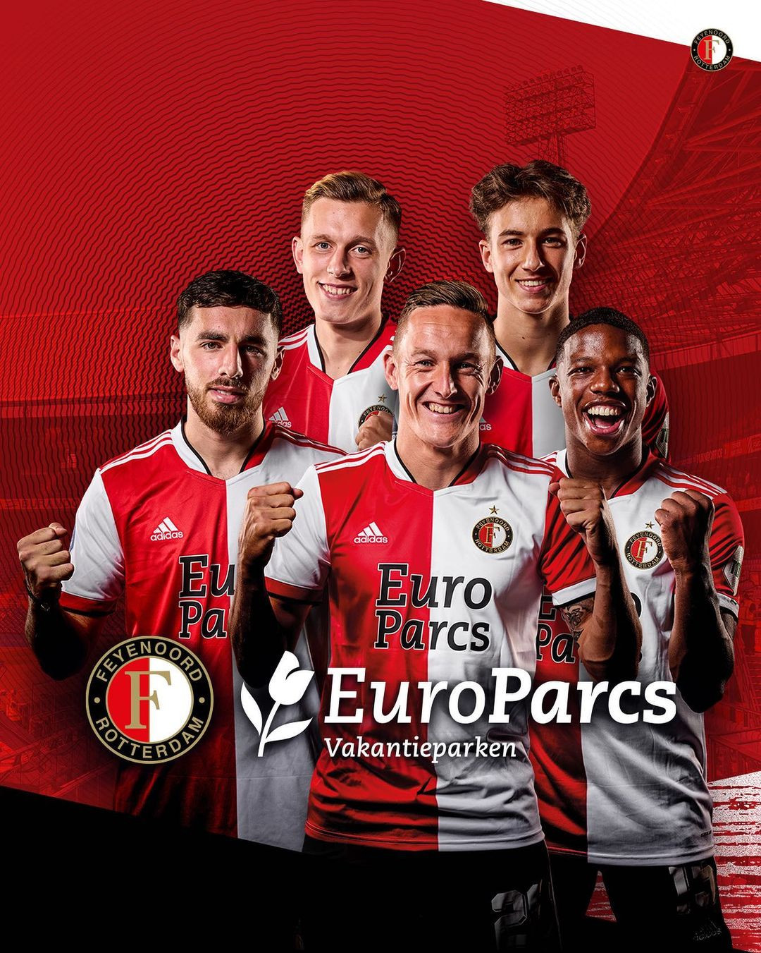 Feyenoord en EuroParcs verlengen contract tot 2023