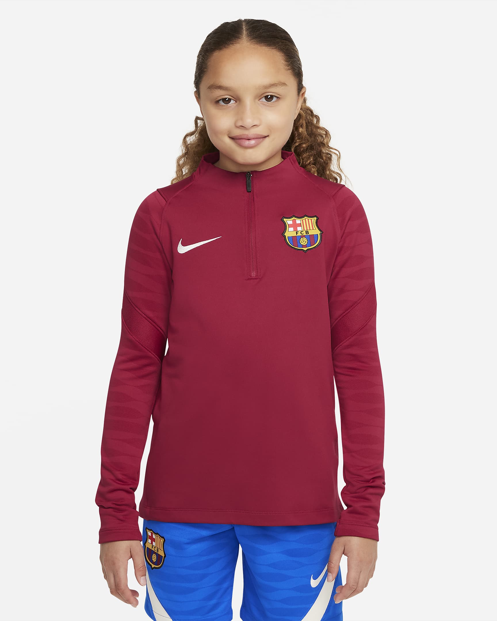 Barcelona training sweater kinderen 2021-2022