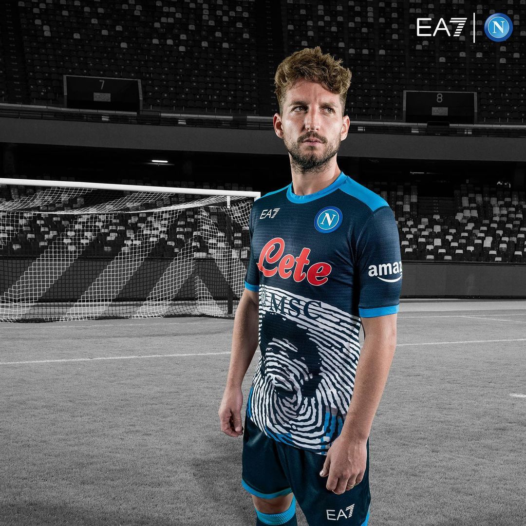 EA7 Napoli Maradona voetbalshirt 2021-2022