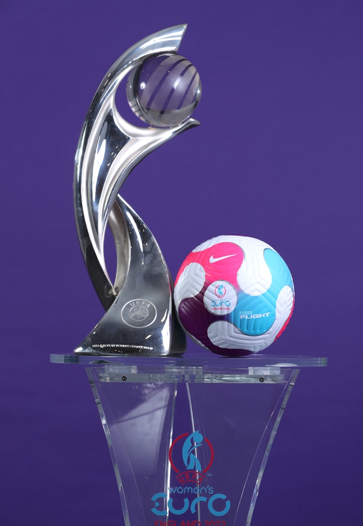 Euro 2022 wedstrijdbal EK vrouwenvoetbal