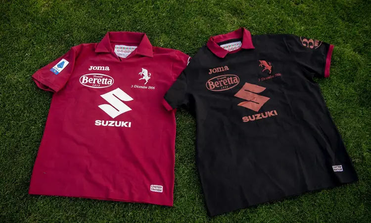 Torino voetbalshirt 115 jarig bestaan