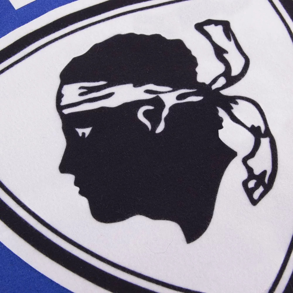 Detail SC Bastia retro shirt 1981-1982