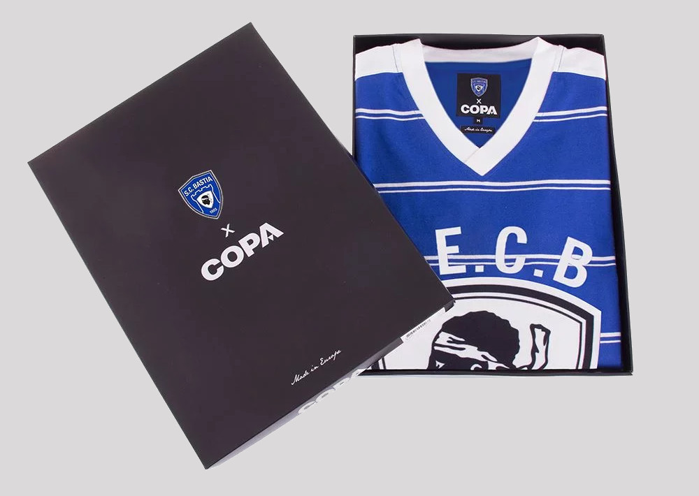 SC Bastia retro voetbalshirt 1981-1982