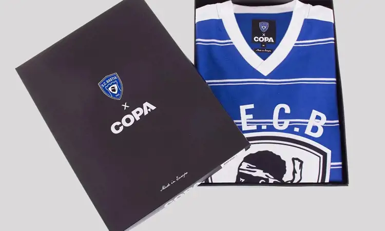 SC Bastia retro voetbalshirt 1981-1982