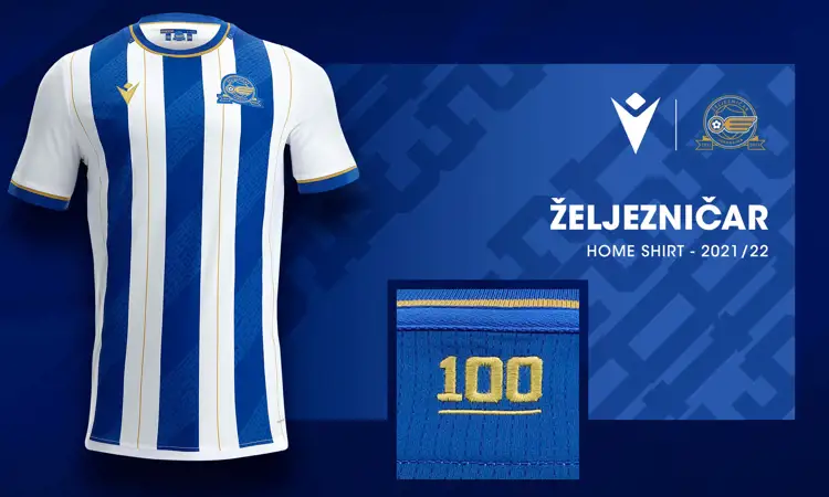 FK Željezničar Sarajevo voetbalshirts 2021-2022