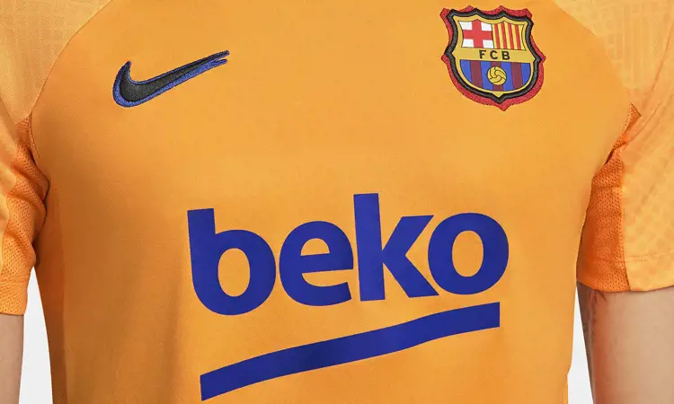Oranje FC Barcelona trainingsshirt 2022