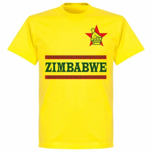 Zimbabwe Team T-Shirt - Geel