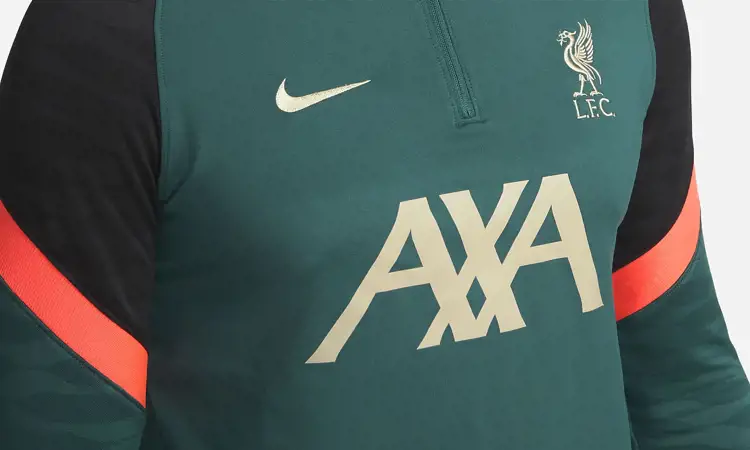Zwart/groen Liverpool trainingspak 2022