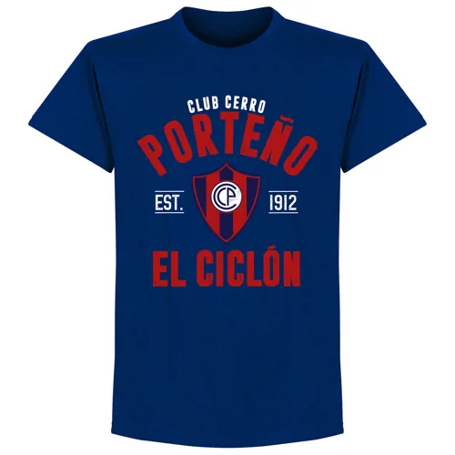 Cerro Porteno Team T-Shirt - Blauw 